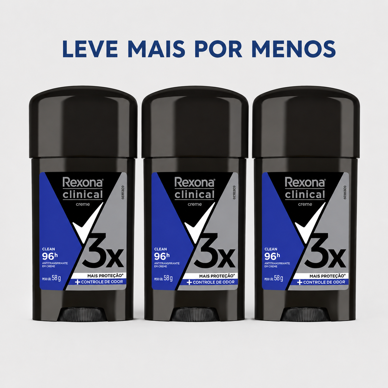 Desodorante Rexona Clinical Clean 58 g