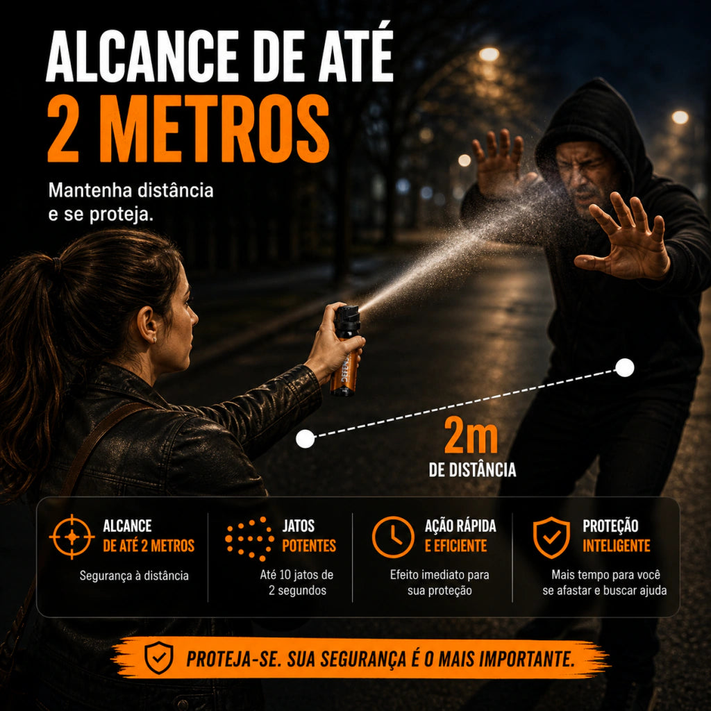 Spray De Pimenta Defesa Pessoal Defensor Piperina